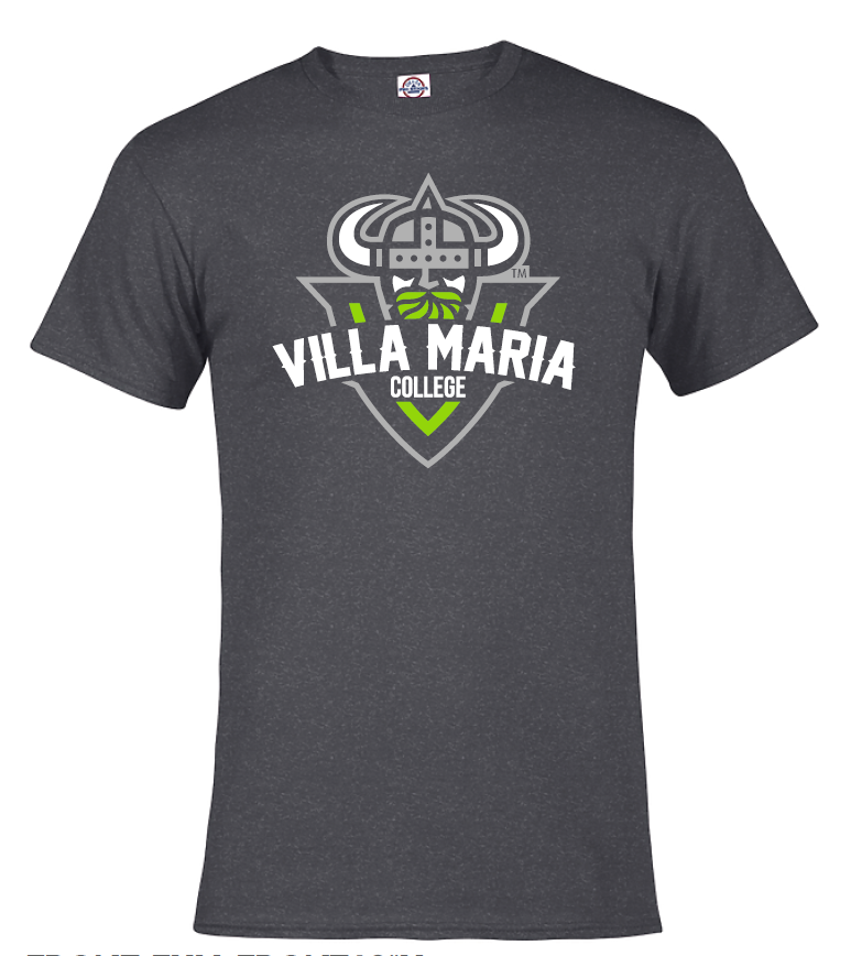 T-Shirt, Grey - Villa Maria College Shop