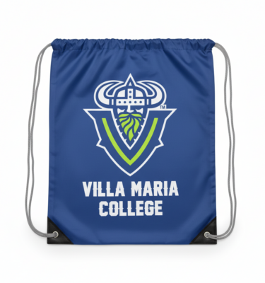 Viking Head Draw String Backpack